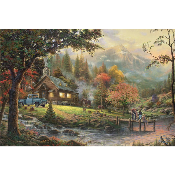 Schmidt Békés pillanat, Thomas Kinkade, 500 db-os puzzle (58465, 15772-184)