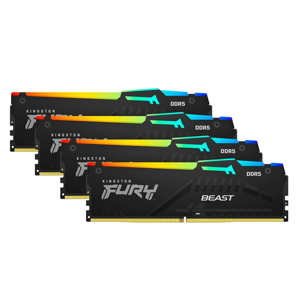 Kingston Technology FURY Beast RGB geheugenmodule 4 x 32 GB