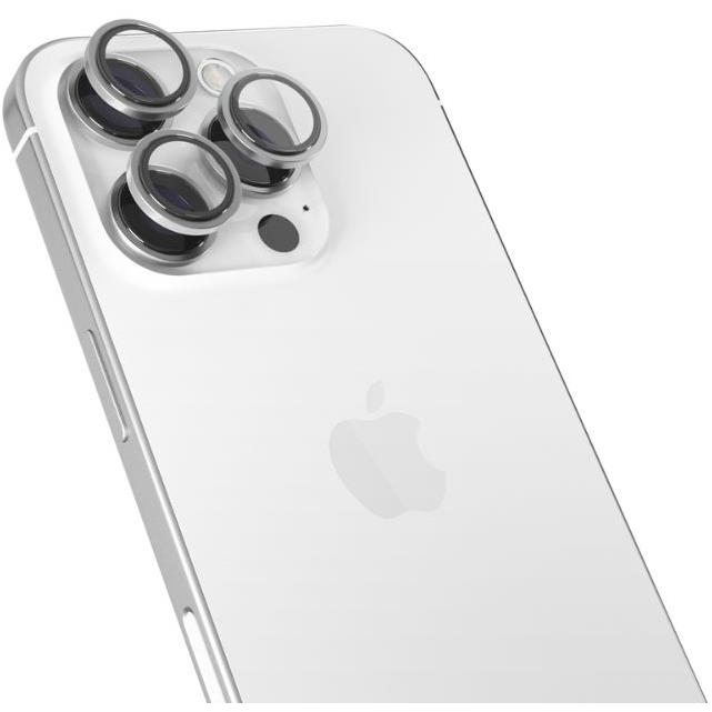 Epico iPhone 16 Pro / 16 Pro Max kamera védő fólia - alumínium, fehér titán (91012152100001)