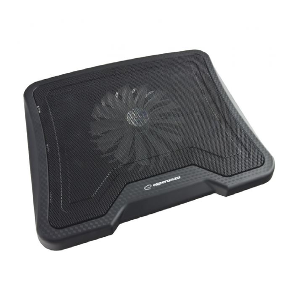 Cooler laptop Esperanza, Plastic, LED, 15.6 inch, Negru