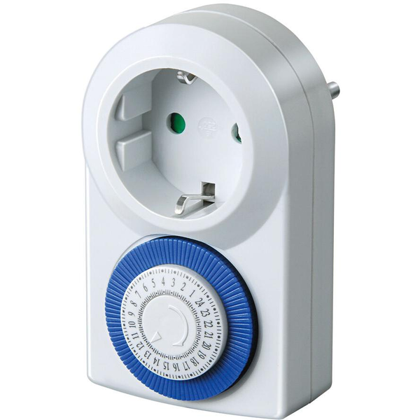 Mechanikus napi időkapcsoló óra konnektorba, 3000W, IP20, Brennenstuhl 1506160