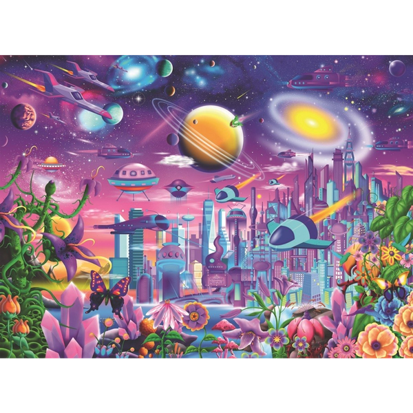 Ravensburger Cosmic City - 200 darabos puzzle