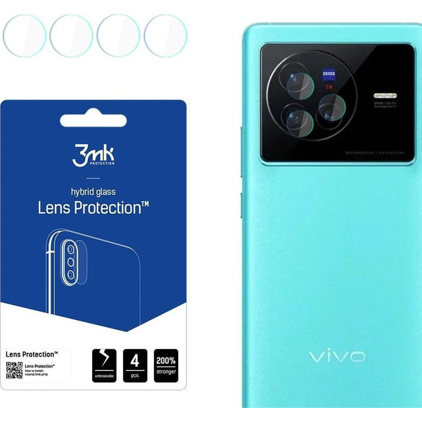 Hybridní Sklo 3MK pro Vivo X80, 4 ks