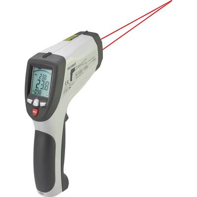 USB-s infra hőmérő, pirométer, távhőmérő kettős célzólézerrel 50:1 optika -50...+2200 °C Voltcraft IR-2201-50D (1599565)