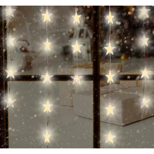 Somogyi KAF 50L/WW LED-es csillag fényfüggöny melegfehér 1,35m (KAF 50L/WW)