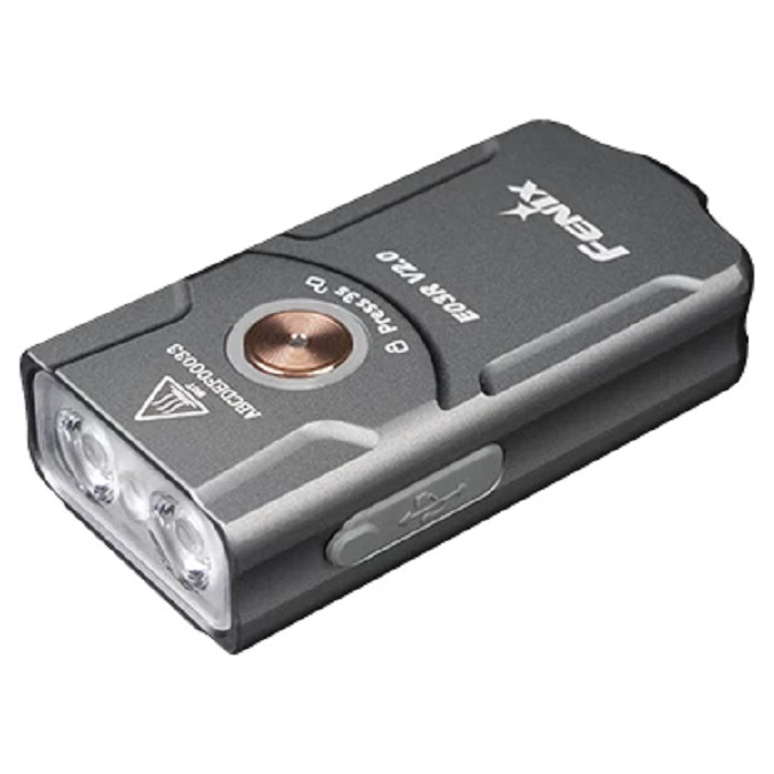 Fenix E03R V2.0 260 zseblámpa - Ezüst (FNX E03R V2.0)