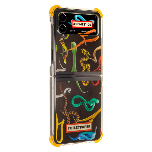 Samsung GP-FPF721HIC mobiele telefoon behuizingen 17 cm (6.7") Flip case Zwart, Meerkleurig