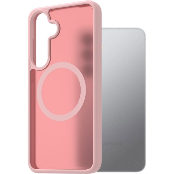 AlzaGuard Matte Case Compatible with Magsafe Samsung Galaxy S25+ rózsaszín tok