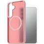 AlzaGuard Matte Case Compatible with Magsafe Samsung Galaxy S25+ rózsaszín tok