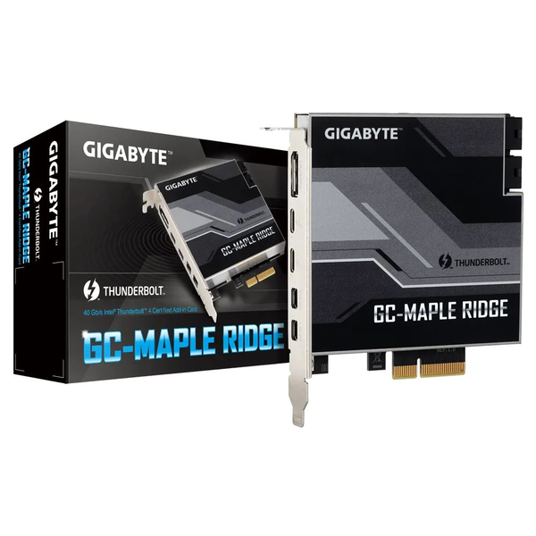 Gigabyte GC-MAPLE RIDGE karta/adaptér rozhraní Interní DisplayPort, Mini DisplayPort, Thunderbolt 4, USB 3.2 Gen 2 (3.1 Gen 2)