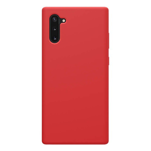 NILLKIN FLEX PURE szilikon telefonvédő (ultravékony, környezetbarát, mikrofiber plüss belső, matt) PIROS [Samsung Galaxy Note 10 (SM-N970F)] (5996457904075)
