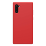 Силиконов протектор за телефон NILLKIN FLEX PURE (ултратънък, екологичен, плюшен интериор от микрофибър, мат) ЧЕРВЕН [Samsung Galaxy Note 10 (SM-N970F)] (5996457904075)
