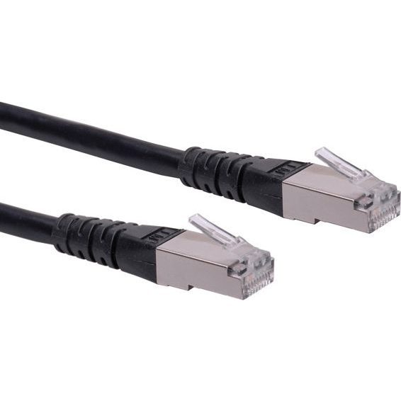 Patch kabel Roline S/FTP 6 RJ45 / RJ45 1,5 m černý