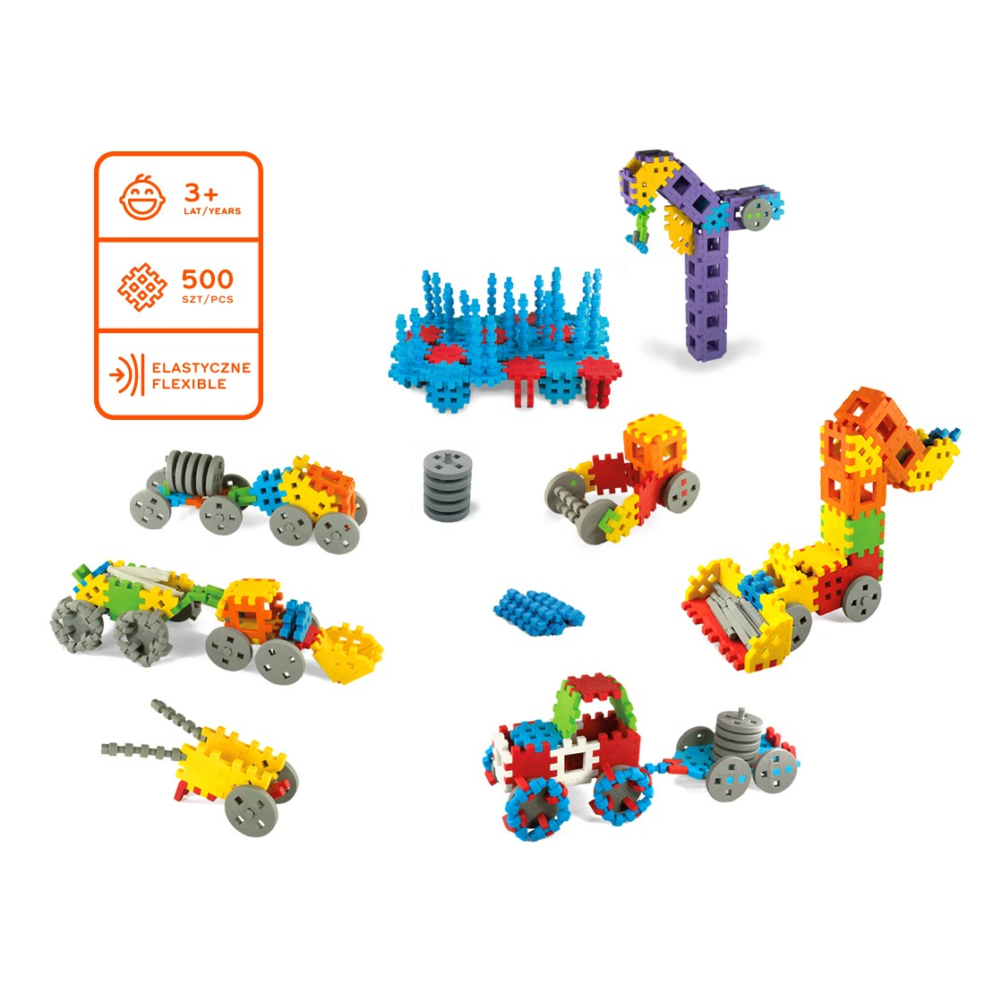 Marionex Konstruktor Mini Waffle 500 darabos építő készlet (902288)