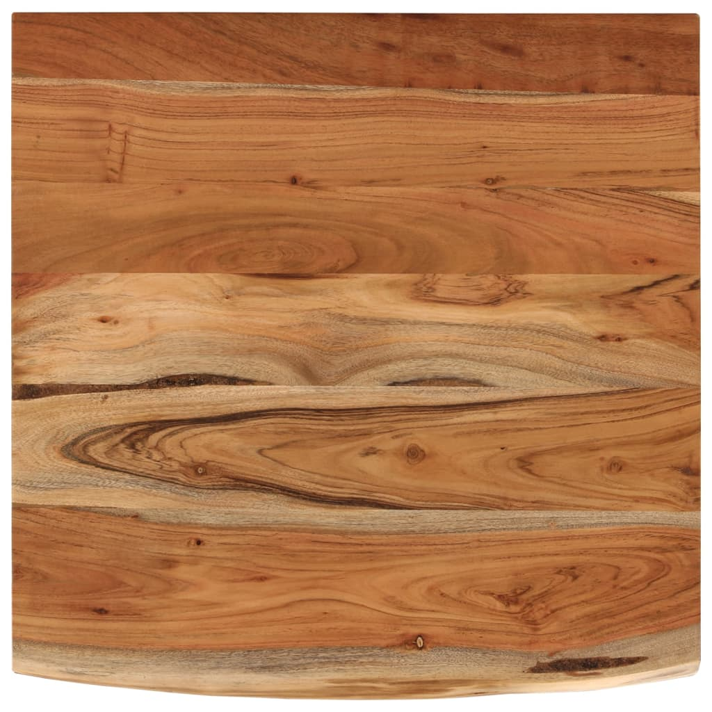 tömör akácfa négyzet alakú fürdőszobai pult 60 x 60 x 2,5 cm (370258)
