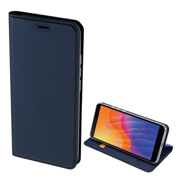 DUX DUCIS SKIN PRO tok álló, bőr hatású (FLIP, oldalra nyíló, bankkártya tartó, asztali tartó funkció) SÖTÉTKÉK [Honor 9S] (5996457960989)