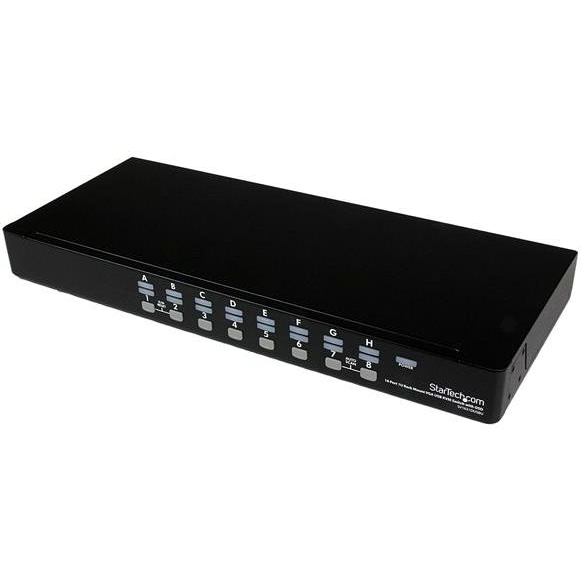StarTech.com SV1631DUSBU KVM-switch Rack-montage Zwart