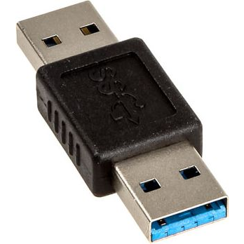 InLine 35300T adattatore per inversione del genere dei cavi USB 3.0 A male USB A Blu