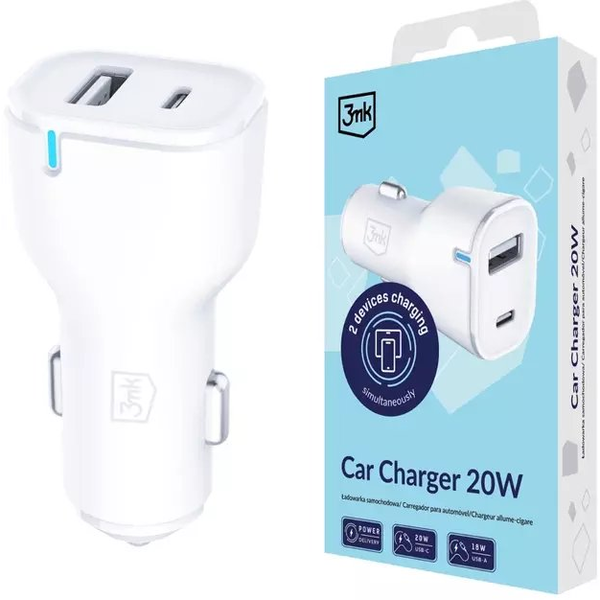 Automobilová, USB typ C 3mk 3000 mA