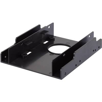 Dupla 3,5-os merevlemez beépítő keret, max. 2 db 2,5-os (6,35 cm) SDD merevlemezhez, Renkforce HDA-252P (RF-3233454)