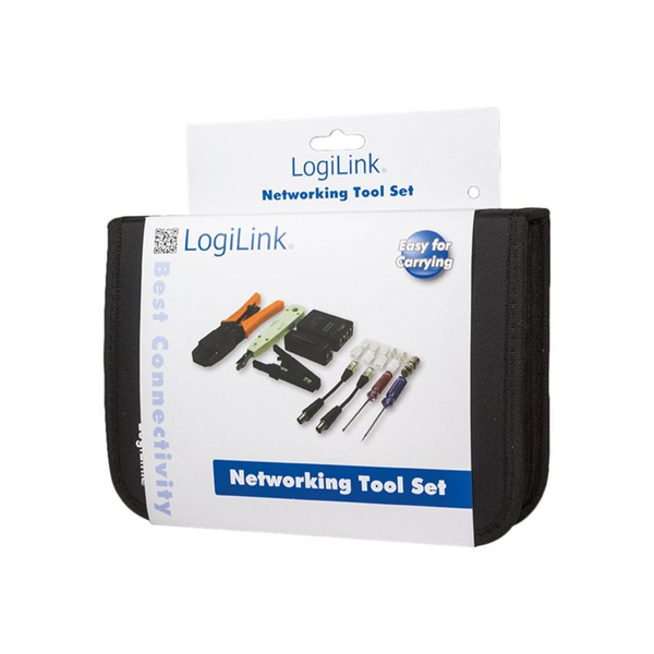 LogiLink Netwerk Tool-Kit incl. Tas - 6 delig