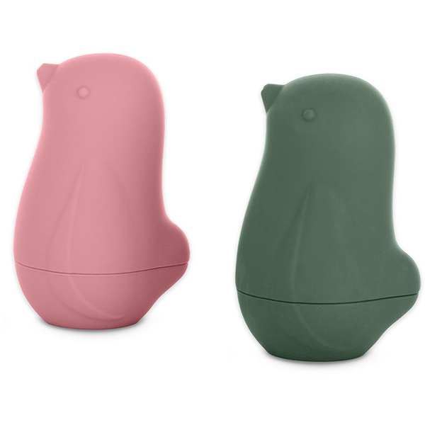 Petite and Mars Love birds Rose Green