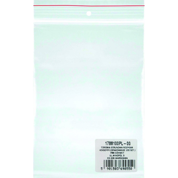  Office Products Torebka strunowa OFFICE PRODUCTS, LDPE, 200x250mm, 100szt., transparentna