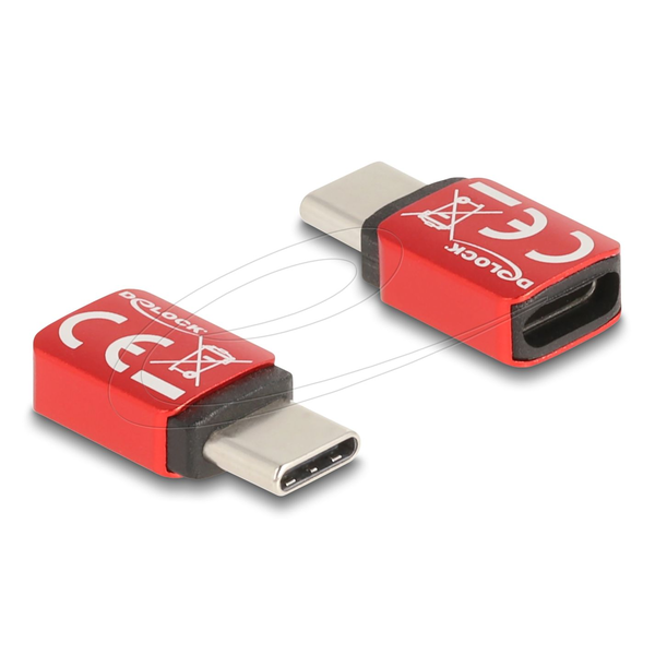 DELOCK USB Datenblocker USB Type-C Stecker zu Typ-C Buchse