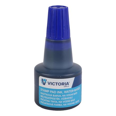 Victoria Bélyegzőfesték, 30 ml, , kék (VOBFK) (VOBFK)