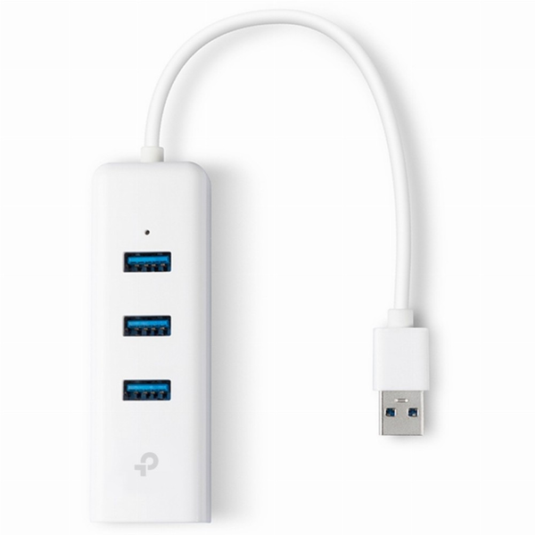 TP-Link UE330 dockingstation Ledningsført USB 3.2 Gen 1 (3.1 Gen 1) Type-A Hvid
