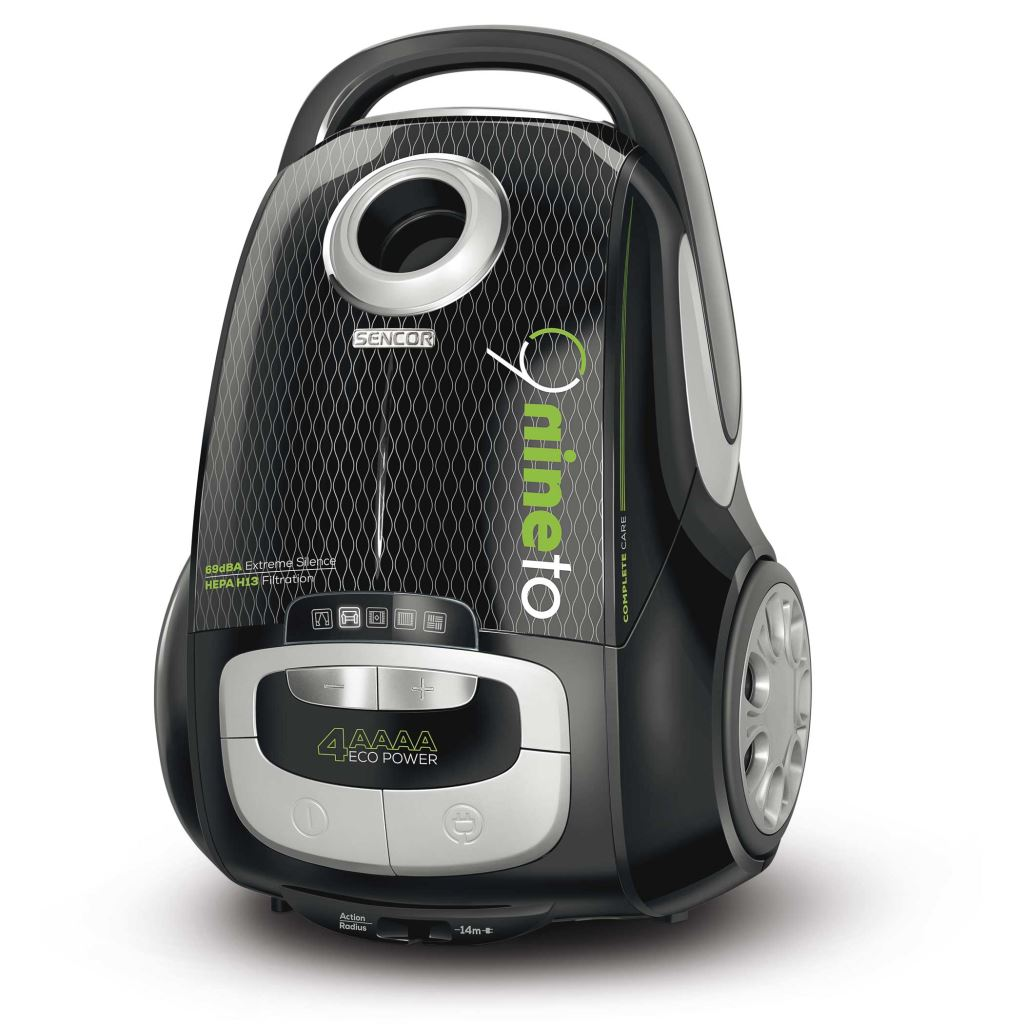 Sencor SVC 9000BK porzsákos porszívó (SVC 9000BK)