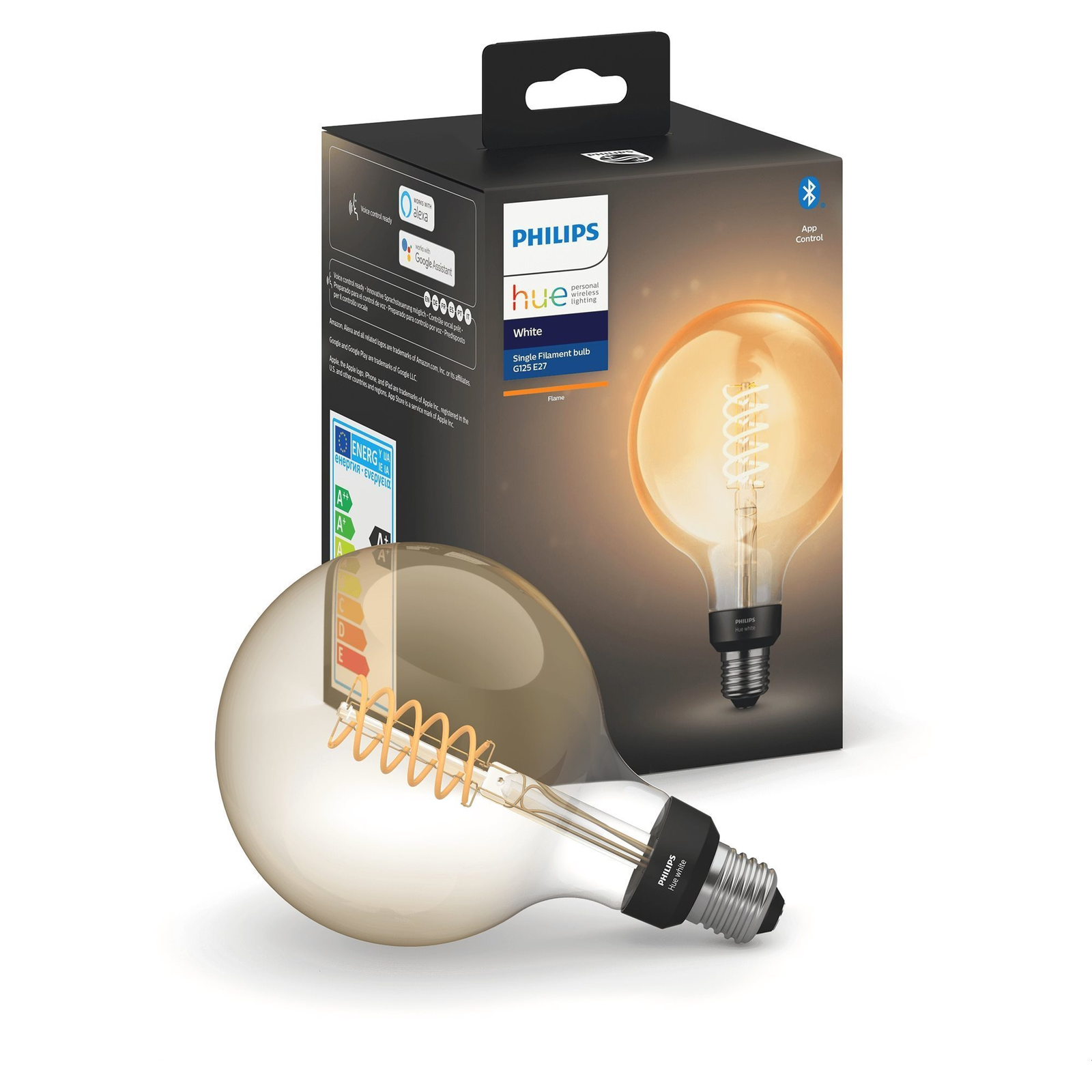 Philips Hue White Filament 7W E27 G125 (929003052101)