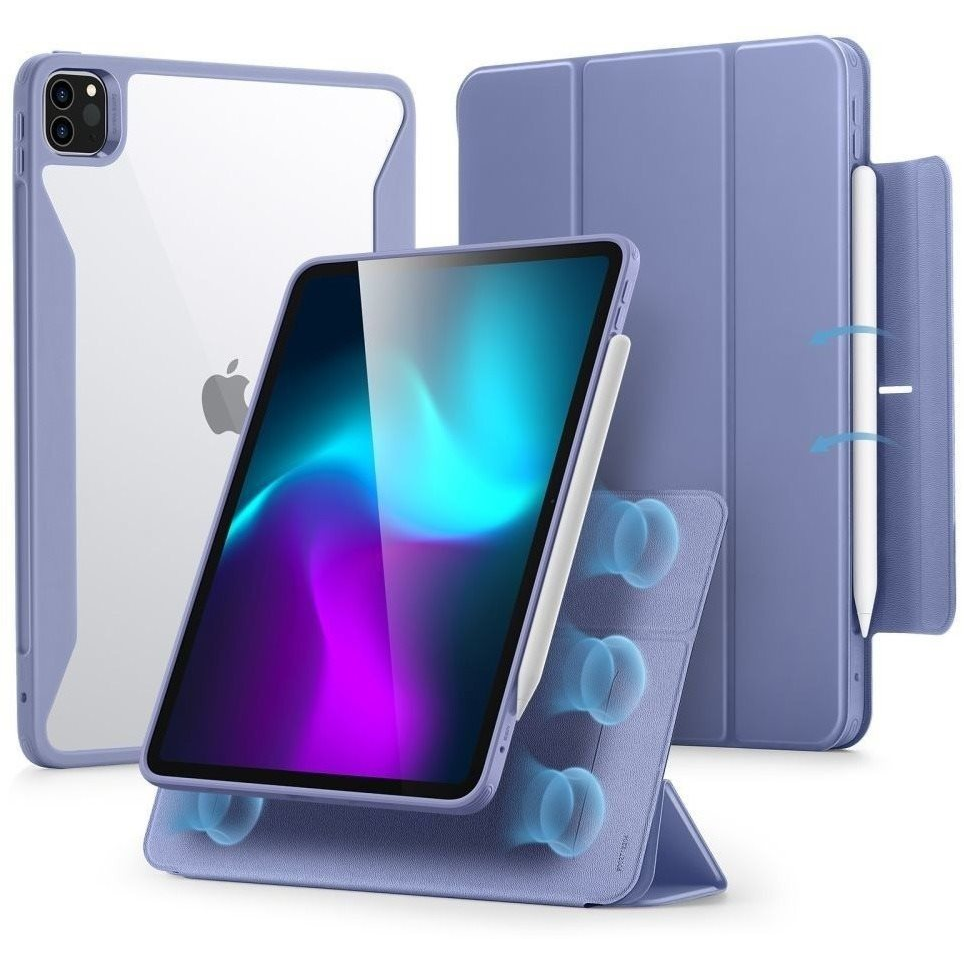 ESR Rebound Hybrid Case 360, Compatible with iPad Pro 13 (2024), Lavender (1B2000406)
