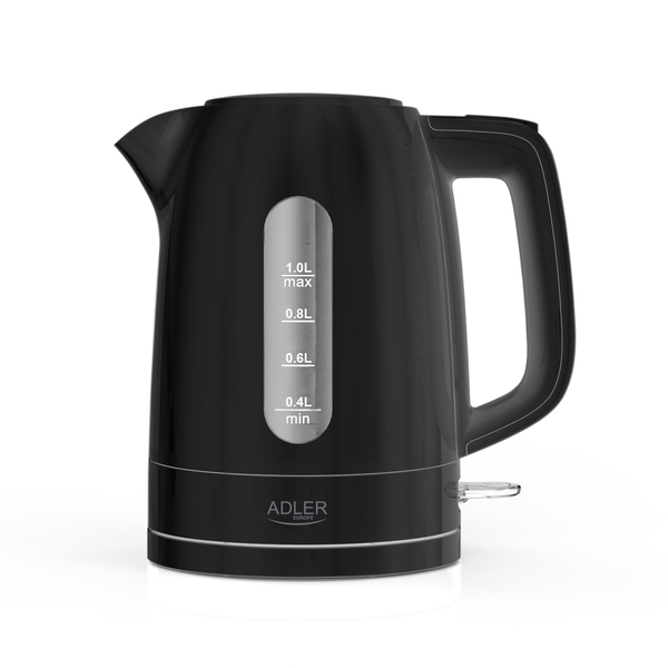 Elektrická rychlovarná konvice Adler AD 1380b 2200 W 1 l černá