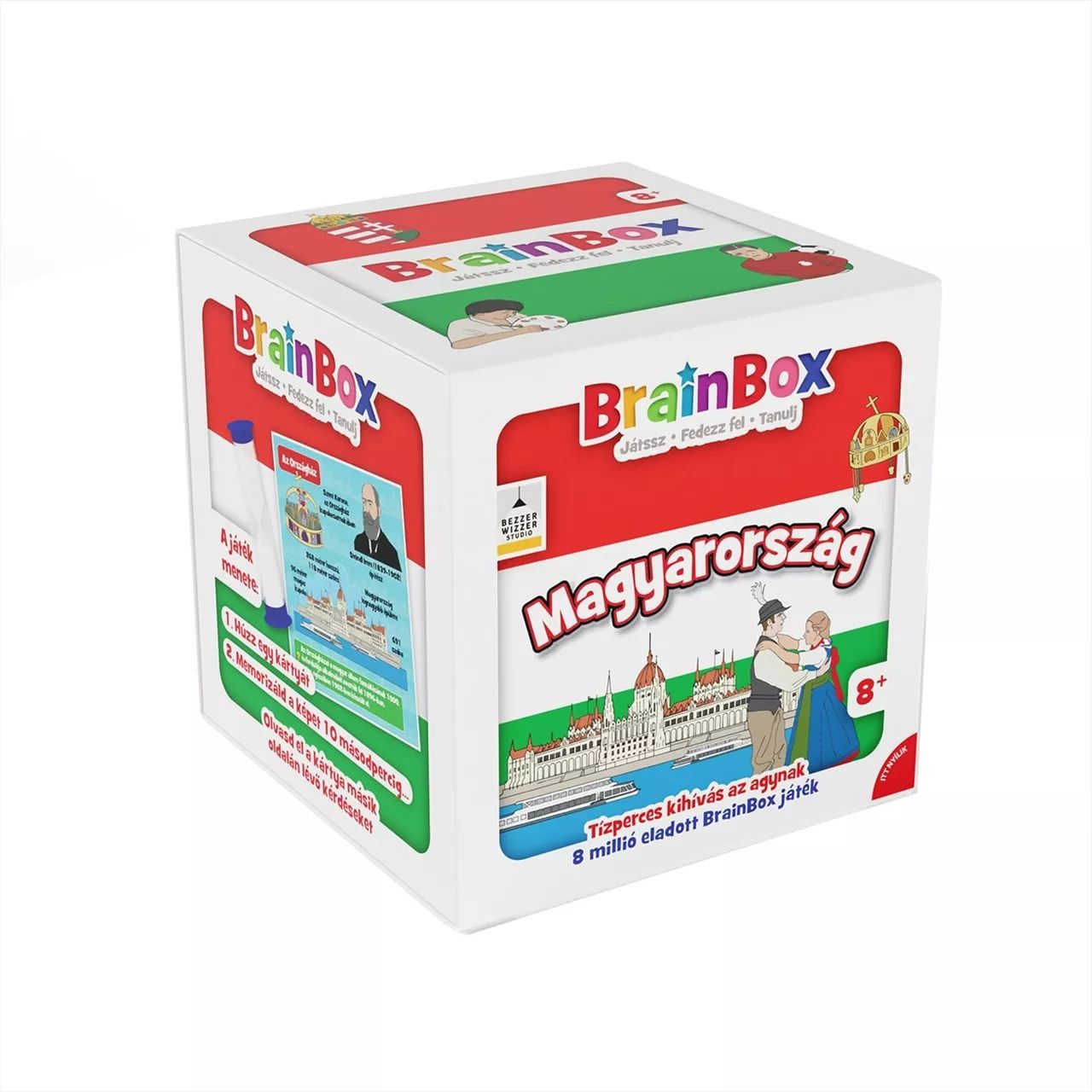 Brainbox Magyarország memóriafejlesztő társasjáték 54 kártyával (13652)