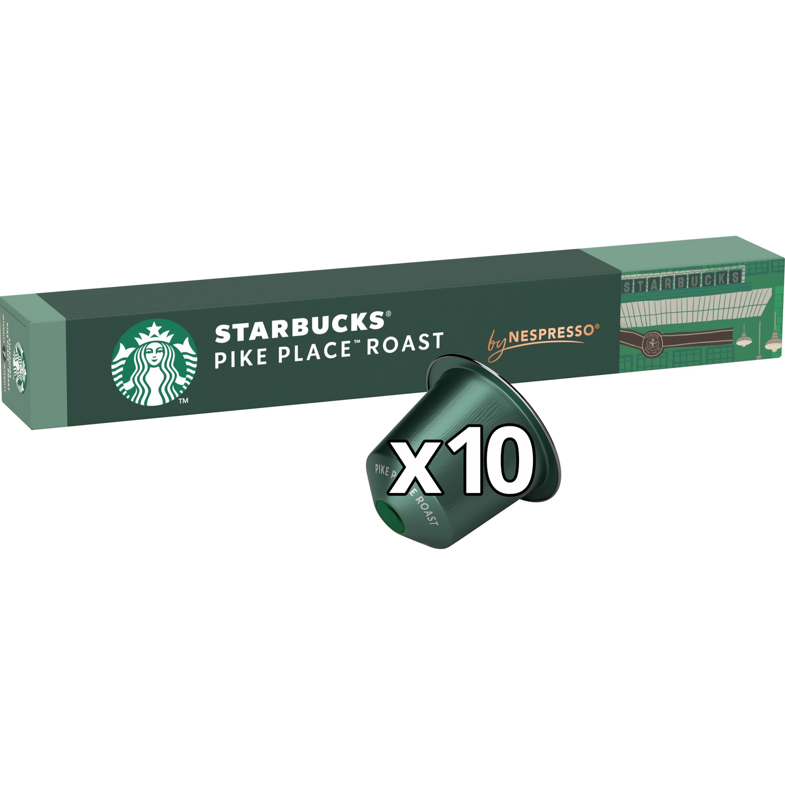 STARBUCKS® Pike Place Roast by NESPRESSO®, Medium Roast, 10 db (6200497)