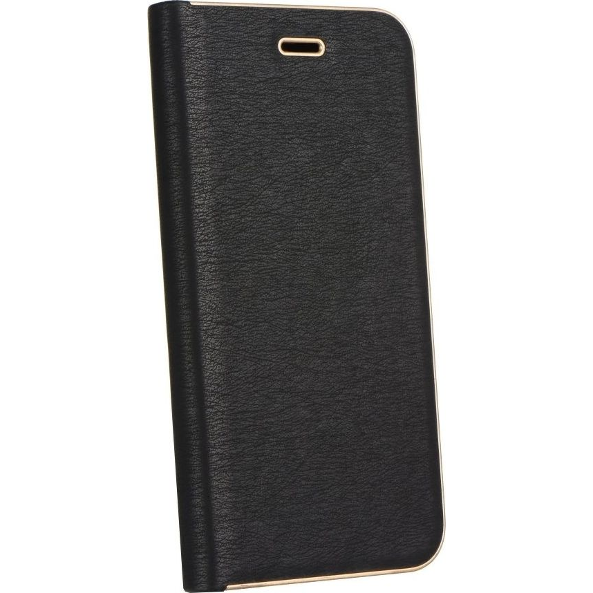 Luna Book Tok - Huawei P30 Lite, Oldalra Nyíló, Stand, Fekete (5903396007491)