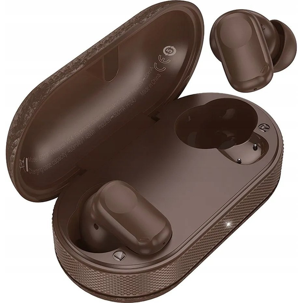 HOCO bezdrôtové slúchadlá bluetooth TWS EQ19 hnedé