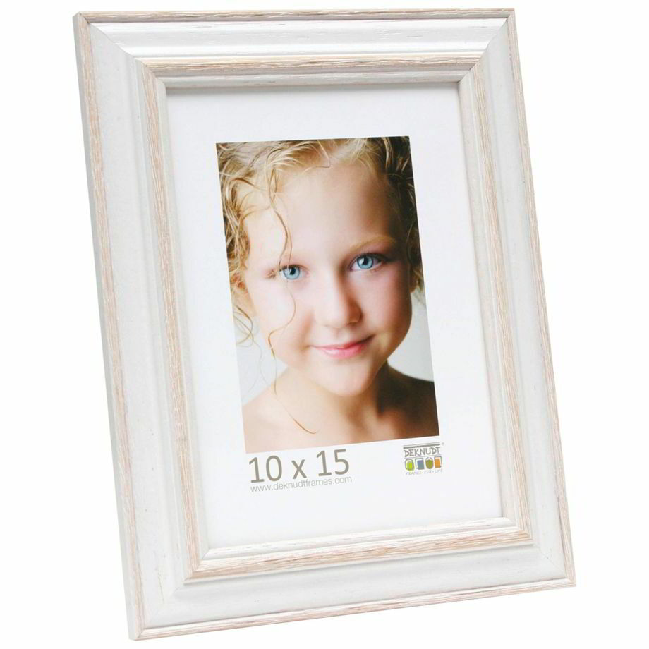 Deknudt S221H1 15x20 Képkeret - Fehér/bézs (S221H1 10X15)