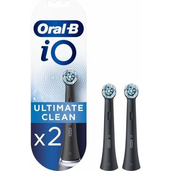 Oral-B iO Ultimate Clean 80335625 глава на четка за зъби 2 броя Черен
