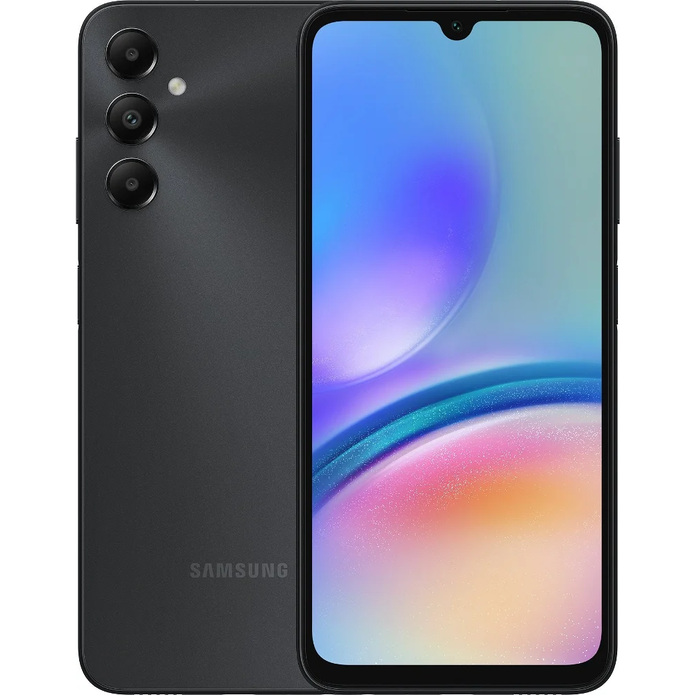Samsung Galaxy A05s 4/64GB Dual SIM Okostelefon - Fekete + Domino SIM kártya (A057G GALAXY A05S DS 4/64 BLACK DOMINO)