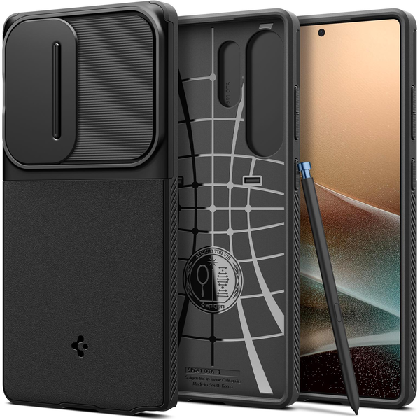Spigen Optik Armor Black Samsung Galaxy S 2025 Ultra tok