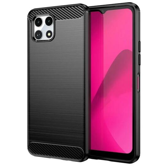 Gigapack T Phone 2 5G karbon mintás tok fekete (GP-158640) (GP-158640)