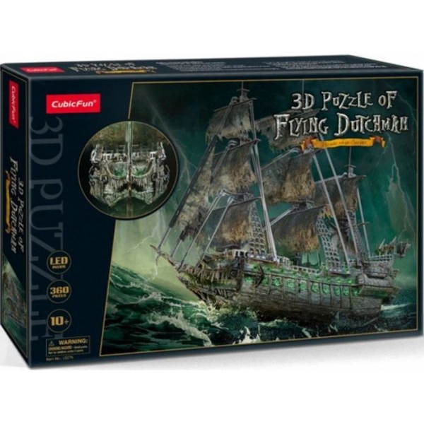 CUBICFUN 3D puzzle játék 360 darabos A bolygó hollandi LED világítással