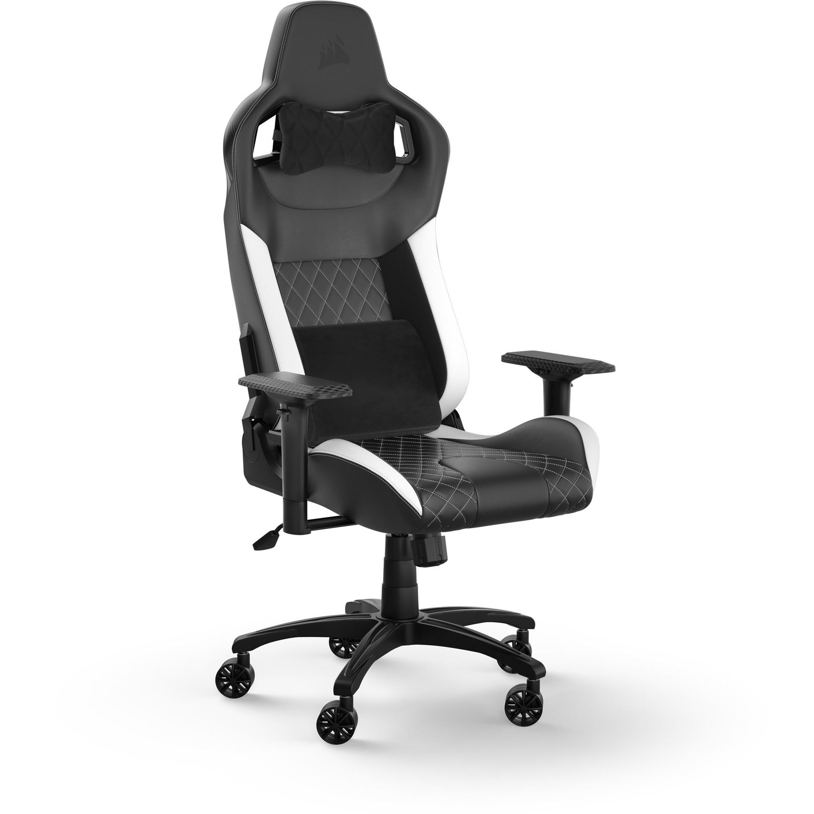 Corsair T1 RACE (2023) Leatherette Black and White (CF-9010060-WW)