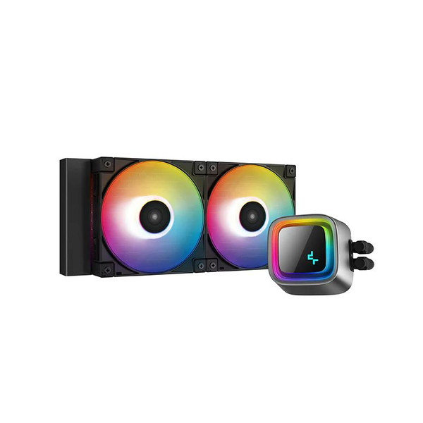DeepCool LS520 Processor Alles-in-één vloeistofkoeler 12 cm Zwart 1 stuk(s)