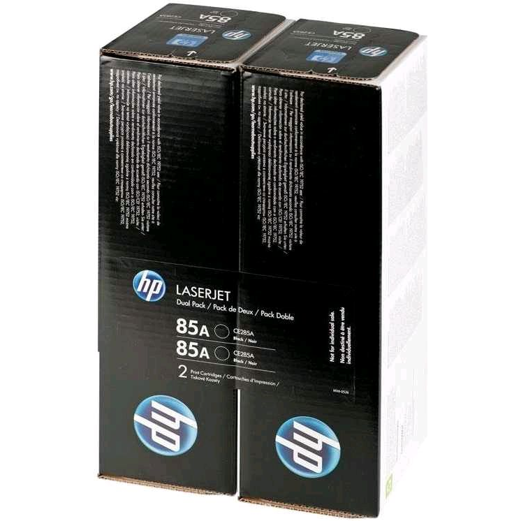 HP 85A 2-pack Black Original LaserJet Cartridges toner 2 kusov Originál Čierna (CE285AD)