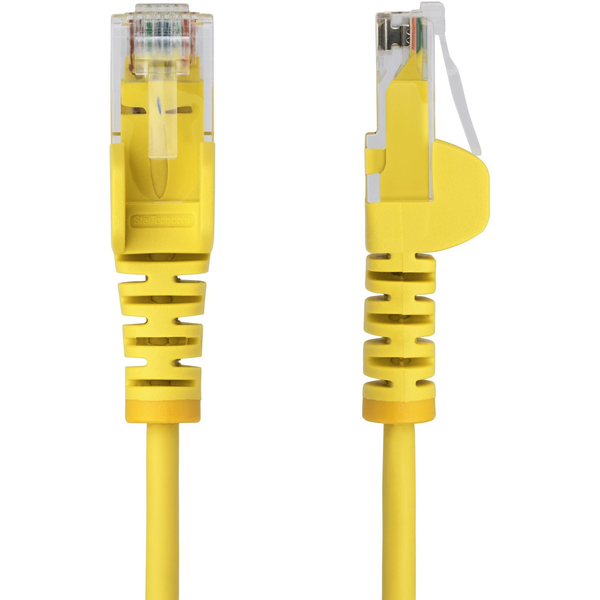 StarTech.com N6PAT300CMYLS netværkskabel Gul 3 m Cat6 U/UTP (UTP)