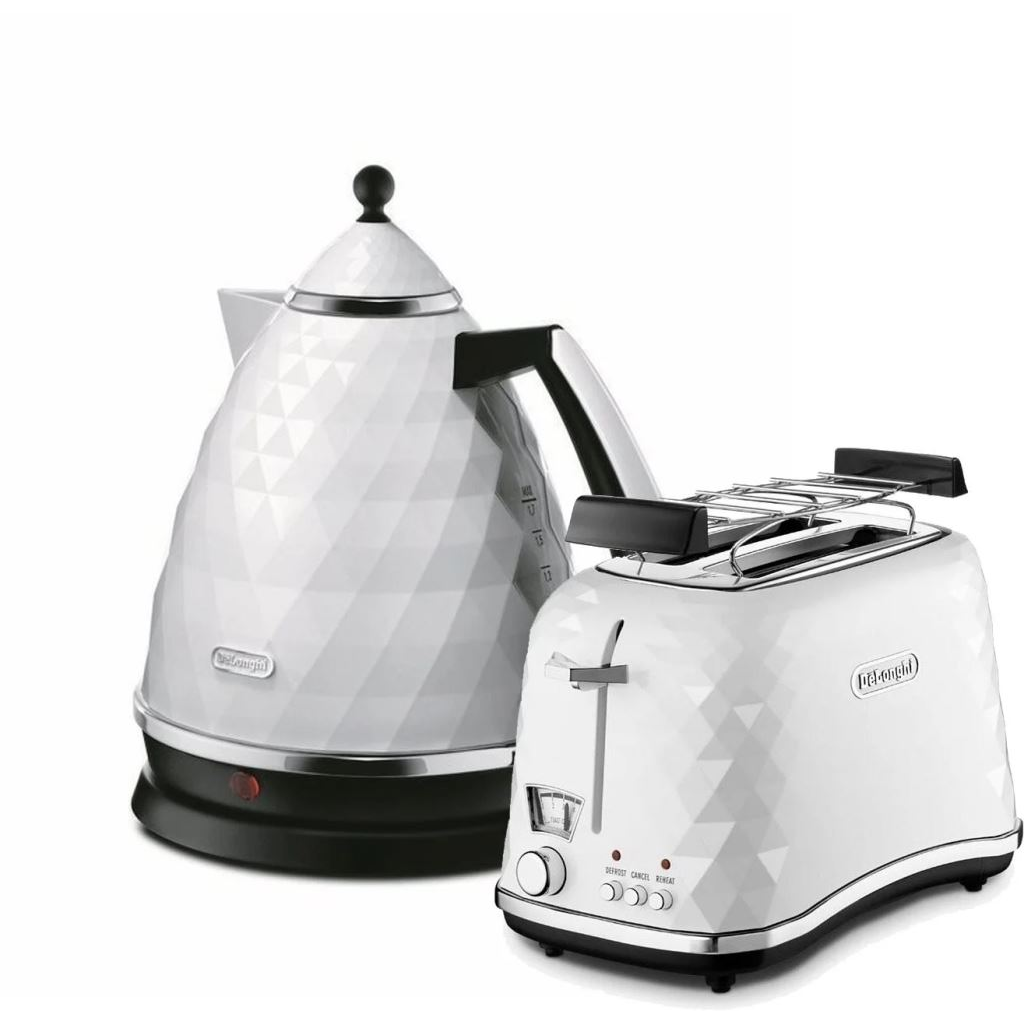 De'Longhi Brillante Exclusive reggeliző kollekció fehér (KBJ2001.W + CTJ2103.W) (KBJ2001.W + CTJ2103.W)
