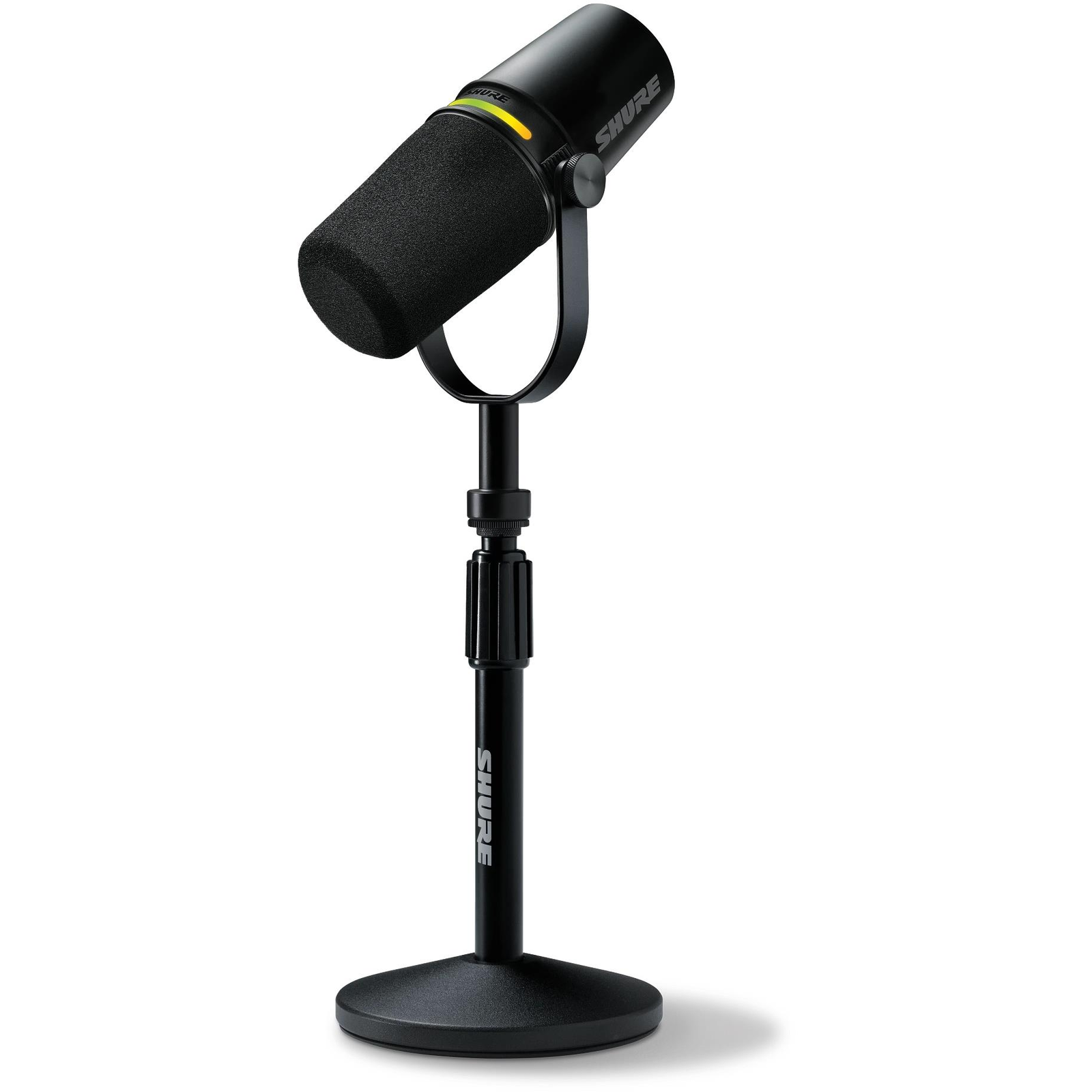 Shure MV7+ black + STAND (MV7+-K-BNDL)
